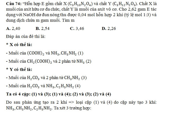 Hoàng Đình Quang, Á khoa ĐH Ngoại thương Hà Nội, giáo viên dạy online giải câu 74 của đề Hóa học Hoàng Đình Quang, Á khoa ĐH Ngoại thương Hà Nội, giáo viên dạy online giải câu 74 của đề Hóa học