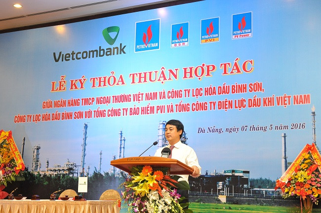 Chủ tịch HĐQT Vietcombank Nghiêm Xuân Thành phát biểu tại Lễ ký kết Chủ tịch HĐQT Vietcombank Nghiêm Xuân Thành phát biểu tại Lễ ký kết