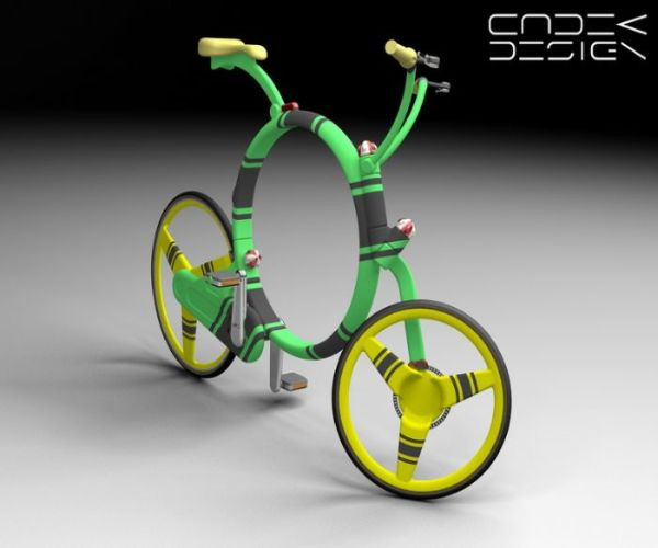 2. Locust Folding Bike - “Châu chấu” ngộ nghĩnh Đó là tên gọi mỹ miều dành cho chiếc xe gập thú vị của hãng Yanko Design. Với hai bánh xe áp chồng lên nhau, vít cố định nhờ đai khóa an toàn, động lượng được truyền từ trục tay quay sang bánh sau, dây cua-roa khớp răng ngoài thay thế xích trục truyền thống, “Ngựa sắt” mới lạ của Yanko Design không những thu gọn diện tích tối đa mà còn thích hợp với mọi loại địa hình. 2. Locust Folding Bike - “Châu chấu” ngộ nghĩnh Đó là tên gọi mỹ miều dành cho chiếc xe gập thú vị của hãng Yanko Design. Với hai bánh xe áp chồng lên nhau, vít cố định nhờ đai khóa an toàn, động lượng được truyền từ trục tay quay sang bánh sau, dây cua-roa khớp răng ngoài thay thế xích trục truyền thống, “Ngựa sắt” mới lạ của Yanko Design không những thu gọn diện tích tối đa mà còn thích hợp với mọi loại địa hình.