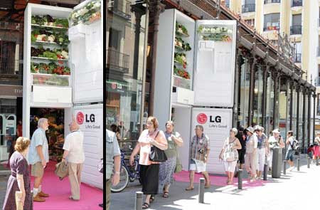 Những chiếc tủ lạnh hoành tráng của hãng LG Những chiếc tủ lạnh hoành tráng của hãng LG