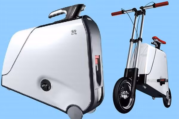 6. Mẫu xe Vali Chiếc xe này có cấu tạo cơ bản giống với mẫu xe cặp bên trên. Tuy nhiên, điều khác biệt là mẫu xe này sẽ sớm đi vào sản xuất và sẽ được tung ra thị trường với giá khoảng 400 đô la.