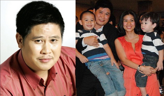 Hình ảnh ông bầu Phước Sang và gia đình khi còn êm ấm. Hình ảnh ông bầu Phước Sang và gia đình khi còn êm ấm.