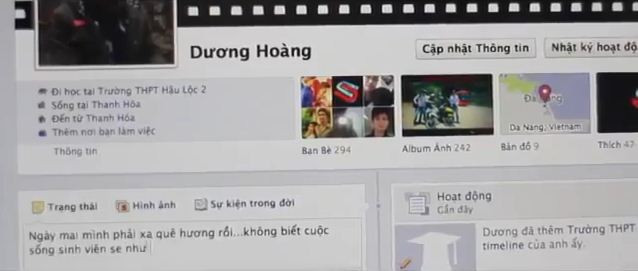 Câu chuyện kể về câu học sinh chuẩn bị xa quê hương Thanh Hóa lên Hà Nội nhập học.