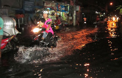 Các phương tiện “bì bõm” trong nước Các phương tiện “bì bõm” trong nước