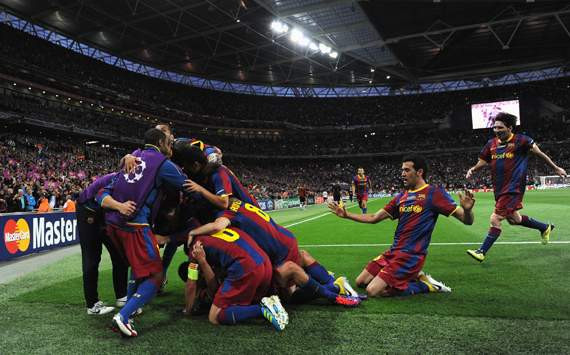 Barcalona hạ gục MU trong trận chung kết Champions League Barcalona hạ gục MU trong trận chung kết Champions League