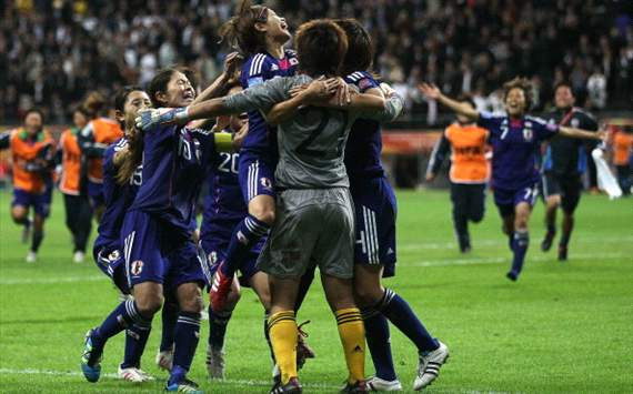 Các cô gái Nhật Bản lần đầu tiên đăng quang chức vô địch giải bóng đá nữ thế giới diễn ra tại Đức Các cô gái Nhật Bản lần đầu tiên đăng quang chức vô địch giải bóng đá nữ thế giới diễn ra tại Đức