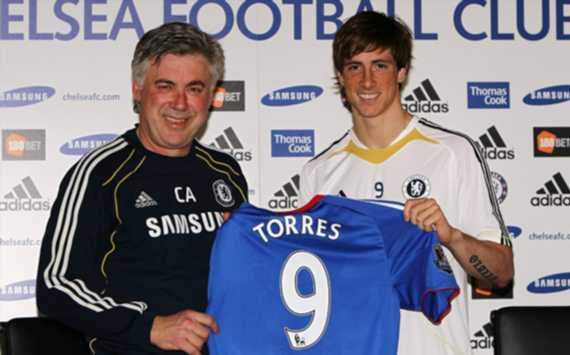 Chelsea đã bỏ ra số tiền kỷ lục lên tới 50 triệu bảng để chiêu mộ Fernando Torres từ Liverpool Chelsea đã bỏ ra số tiền kỷ lục lên tới 50 triệu bảng để chiêu mộ Fernando Torres từ Liverpool