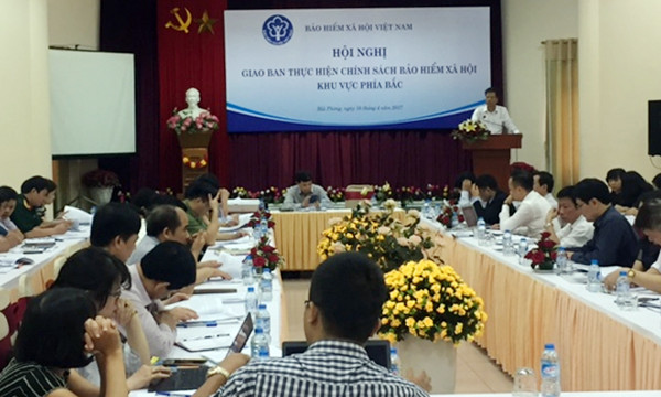 Một góc Hội nghị giao ban công tác thực hiện chính sách bảo hiểm xã hội khu vực phía Bắc - ảnh nguồn Bảo hiểm xã hội Việt Nam. Một góc Hội nghị giao ban công tác thực hiện chính sách bảo hiểm xã hội khu vực phía Bắc - ảnh nguồn Bảo hiểm xã hội Việt Nam.