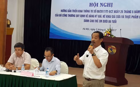 Hội nghị hướng dẫn triển khai Thông tư 08 về đăng ký giá, kê khai giá sữa và thực phẩm chức năng dành cho trẻ em dưới 6 tuổi - ảnh VOV