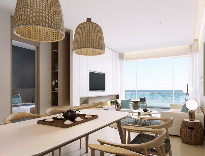 Nội thất hiện đại trong các biệt thự Fremier Village Phú Quốc.