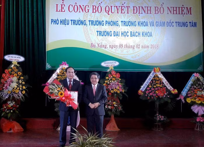 Tiến sĩ Tiến sĩ Phan Minh Đức, Trưởng phòng Đào tạo làm Phó Hiệu trưởng trường Đại học Bách khoa Đà Nẵng nhiệm kỳ 2017 - 2022. Ảnh: TT