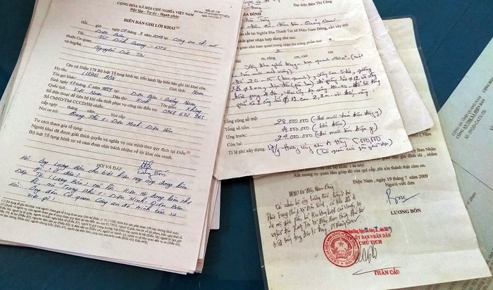 Các tài liệu, hồ sơ liên quan đến sai phạm của ông Thân Cầu. Các tài liệu, hồ sơ liên quan đến sai phạm của ông Thân Cầu.