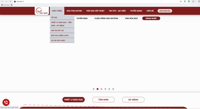 Không tìm thấy mục báo cáo 3 công khai trên website trường. Ảnh chụp màn hình. Screenshot 2025-05-12 152703.png