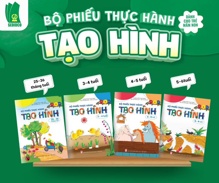 Bộ phiếu thực hành tạo hình cho trẻ mầm non gồm 4 cuốn. 1.png