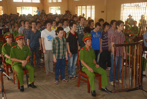 28 bị cáo tại phiên tòa 28 bị cáo tại phiên tòa