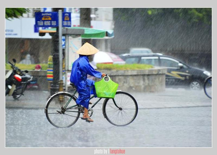 Mẹ đi chợ trong cơn mưa xối xả Mẹ đi chợ trong cơn mưa xối xả