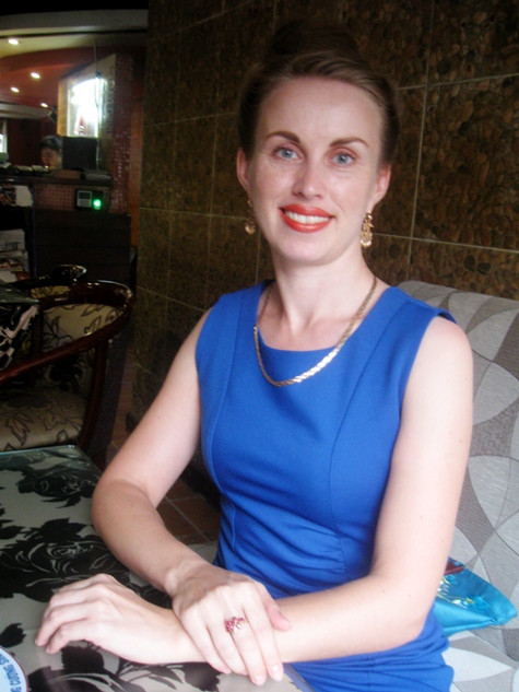 Nhà Việt Nam học người Nga Daria Mishukova (Ảnh Hoàng Lực): Nhà Việt Nam học người Nga Daria Mishukova (Ảnh Hoàng Lực):