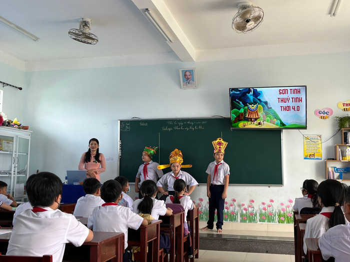 Thực nghiệm sách Hoạt động trải nghiệm 5 tại Trường tiểu học Nguyễn Đức Thiệu, Ái Nghĩa, Đại Lộc, Quảng Nam. 3.jpg
