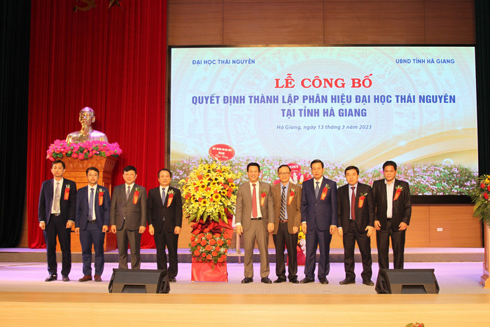 Đầu năm 2023, Đại học Thái Nguyên đã thành lập thêm một số đơn vị trong đó có phân hiệu Đại học Thái Nguyên tại tỉnh Hà Giang 41aa318e89f926a77fe8.jpg