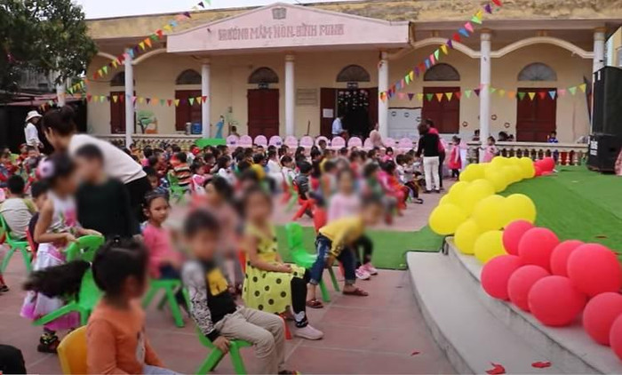 Ảnh minh họa chụp từ video trên tài khoản facebook nhà trường Ảnh minh họa chụp từ video trên tài khoản facebook nhà trường