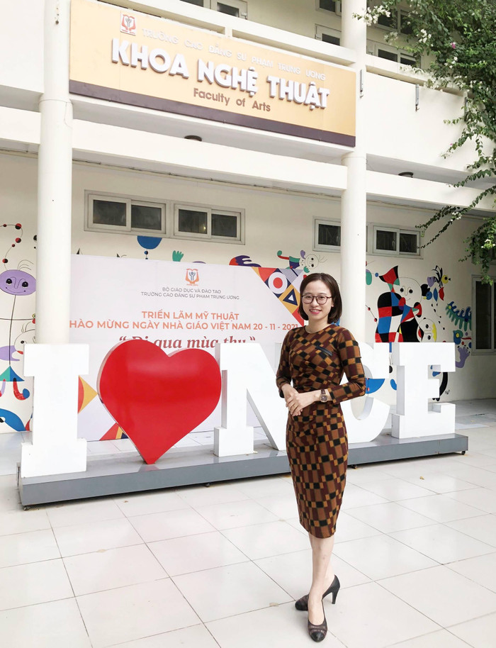 Cô Nguyễn Thị Phương, Trưởng nhóm dự án KidSkills cho biết, trong 2 năm thực hiện dự án là quãng thời gian dịch bệnh Covid-19 ở Việt Nam bùng phát mạnh nhất. Ảnh: Trung Dũng