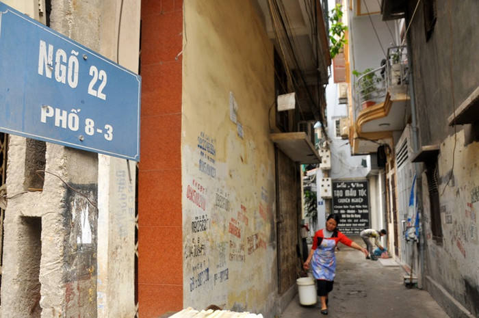 Những ngõ nhỏ được gắn tên Phố 8/3 Những ngõ nhỏ được gắn tên Phố 8/3