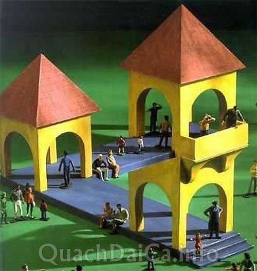 Nhà vừa hai tầng, vừa một tầng