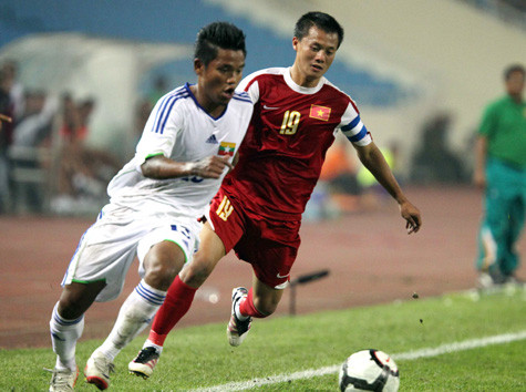 Thành Lương lập cú đúp cho U23 Việt Nam. Ảnh: Quang Minh Thành Lương lập cú đúp cho U23 Việt Nam. Ảnh: Quang Minh