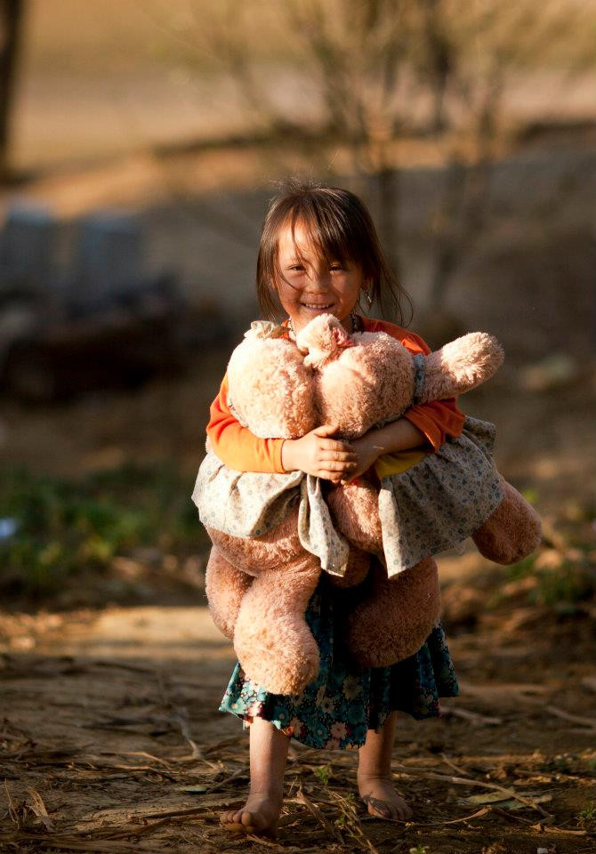 Niềm vui khi có được những chú gấu bông Niềm vui khi có được những chú gấu bông