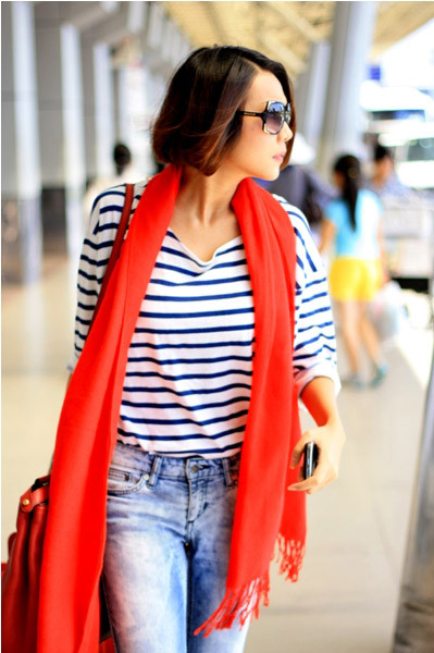 Thanh Hằng sành điệu và ấn tượng mọi lúc mọi nơi.