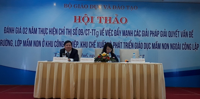Tại các khu công nghiệp, khu chế xuất ở các thành phố lớn vẫn thiếu các trường mầm non. Ảnh: TL Tại các khu công nghiệp, khu chế xuất ở các thành phố lớn vẫn thiếu các trường mầm non. Ảnh: TL