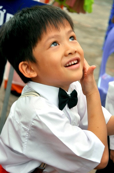 Nét hồn nhiênm tinh nghịch đáng yêu của chú lính chì dũng cảm.