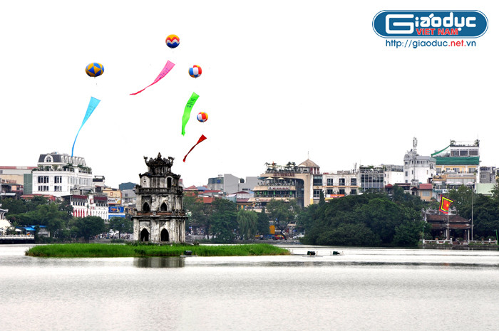 Tháp Rùa, Hồ Gươm cũng mang một diện mạo mới đón ngày lễ độc lập