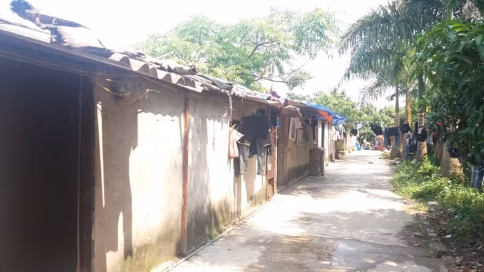 Khu đất do bà Bền và 13 hộ đã bỏ tiền ra mua lại của 21 hộ dân phường Trần Phú. Ảnh Trần Việt. Khu đất do bà Bền và 13 hộ đã bỏ tiền ra mua lại của 21 hộ dân phường Trần Phú. Ảnh Trần Việt.