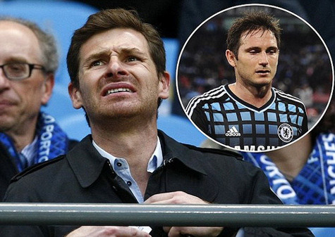 Frank Lampard phát động "nội chiến" chống HLV Villas-Boas