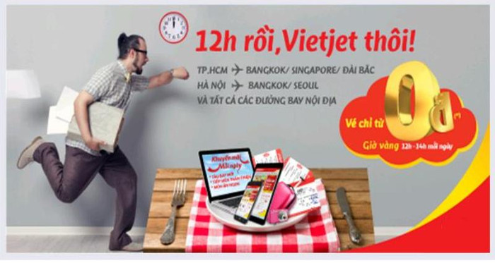 Vietjet liên tục có những chương trình giảm giá vé máy bay hàng ngày cho hành khách. Vietjet liên tục có những chương trình giảm giá vé máy bay hàng ngày cho hành khách.