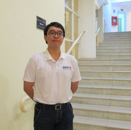 Em Đoàn Việt Cường Á khoa khối A1 toàn quốc (Ảnh: Thùy Linh) Em Đoàn Việt Cường Á khoa khối A1 toàn quốc (Ảnh: Thùy Linh)