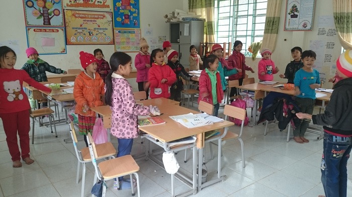 Cô Vân nhận thấy kết quả học tập, năng lực, sự tự tin của học sinh trong lớp có sự tiến bộ rõ rệt (Ảnh: Ngân Hiếu) Cô Vân nhận thấy kết quả học tập, năng lực, sự tự tin của học sinh trong lớp có sự tiến bộ rõ rệt (Ảnh: Ngân Hiếu)