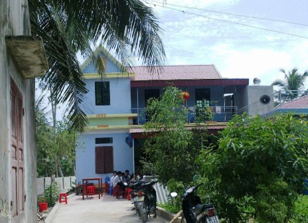 Căn nhà chị Cúc - nơi xảy ra vụ án mạng kinh hoàng. Căn nhà chị Cúc - nơi xảy ra vụ án mạng kinh hoàng.