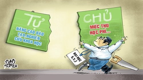 Theo Tiến sĩ Lê Viết Khuyến, quyền tự chủ của nhà trường không thể trao cho một cá nhân (Hiệu trưởng) mà phải trao cho một Hội đồng trường. (Ảnh minh họa: VOV) Theo Tiến sĩ Lê Viết Khuyến, quyền tự chủ của nhà trường không thể trao cho một cá nhân (Hiệu trưởng) mà phải trao cho một Hội đồng trường. (Ảnh minh họa: VOV)