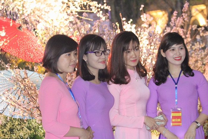 Lễ hội Hoa anh đào là một trong nhiều chương trình giao lưu văn hóa Việt Nam - Nhật Bản. ảnh: Như Hải. Lễ hội Hoa anh đào là một trong nhiều chương trình giao lưu văn hóa Việt Nam - Nhật Bản. ảnh: Như Hải.