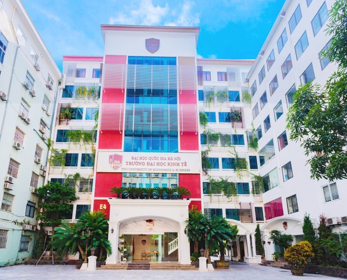 Trường Đại học Kinh tế - Đại học Quốc gia Hà Nội. Ảnh: Website nhà trường. Trường Đại học Kinh tế ĐHQGHNi.jpg