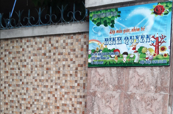 Chính quyền địa phương đã kiểm tra và yêu cầu nhóm trẻ Bình Quyên dừng ngay việc dạy trước chương trình lớp 1 cho trẻ. Ảnh: AN Chính quyền địa phương đã kiểm tra và yêu cầu nhóm trẻ Bình Quyên dừng ngay việc dạy trước chương trình lớp 1 cho trẻ. Ảnh: AN