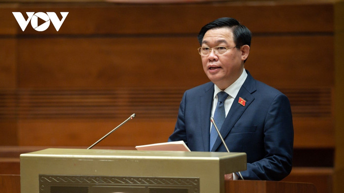 Chủ tịch Quốc hội Vương Đình Huệ.