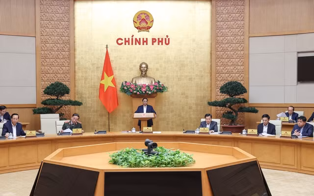 Phiên họp Chính phủ thường kỳ tháng 2 thảo luận nhiều nội dung quan trọng - Ảnh: VGP/Nhật Bắc