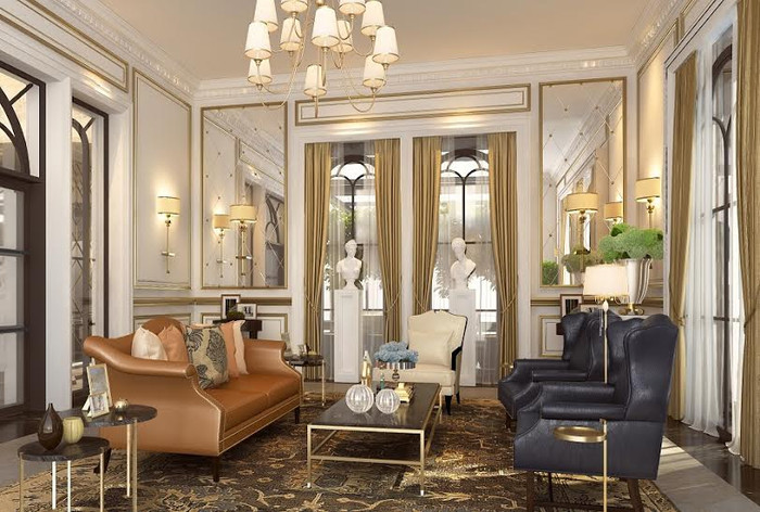 Nhà hàng với gam màu trầm sang trọng. Nhà hàng với gam màu trầm sang trọng.