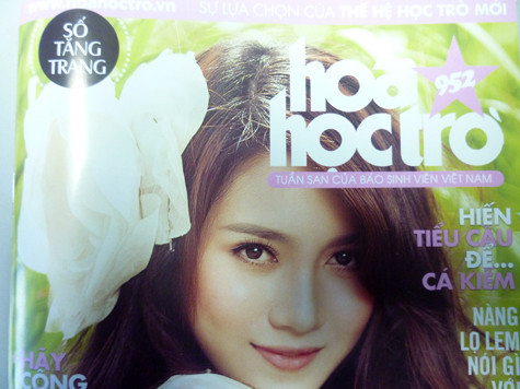 Tuần san báo Hoa học trò số 952, ra ngày 26/3 (Ảnh chụp trang bìa) Tuần san báo Hoa học trò số 952, ra ngày 26/3 (Ảnh chụp trang bìa)