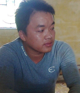 Đối tượng Vũ Văn Quỳnh bị bắt giữ tại cơ quan công an. Đối tượng Vũ Văn Quỳnh bị bắt giữ tại cơ quan công an.