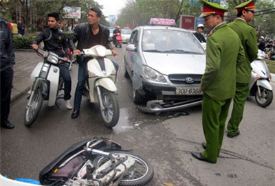 Hiện trường vụ việc.