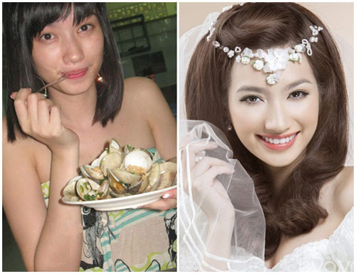 Giật mình ảnh sao Việt xưa lơ lắc